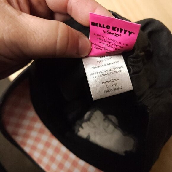 Hello Kitty Girl's Grey Cadet Style Hat Cap - Picture 7 of 7